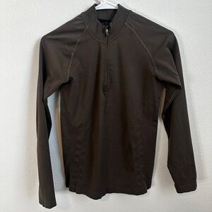 Alphalete Brown Quarter-Zip Pullover